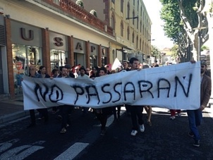 Manif anti-néo-nazis ce samedi matin à Perpignan à l'appelle du MJCF 66 et du PCF 66