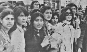 Étudiantes à Kaboul en 1980