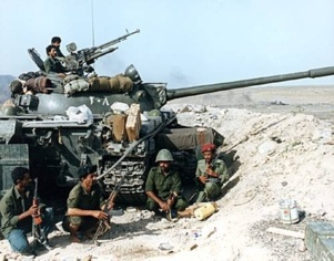Une unité sud-yémenite pendant la guerre civile de 1994