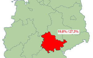 Die Linke seconde force politique en ex-RDA et première force à Berlin-EST Die Linke seconde force politique en ex-RDA et première force à Berlin-EST