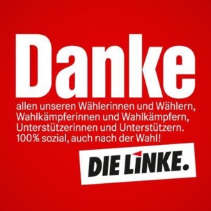 Die Linke seconde force politique en ex-RDA et première force à Berlin-EST
