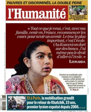 Leonarda : A François Hollande, « Stopper sans délai toute expulsion de jeunes scolarisés » (Pierre Laurent)