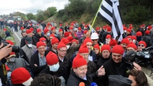 Bretagne : Le combat des bonnets rouges n’est pas celui des salariés