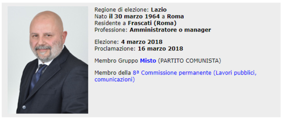 Le Parti Communiste revient au Parlement italien