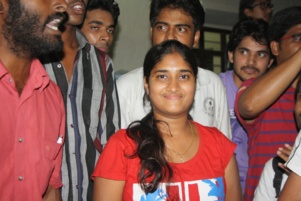 Sirisha (SFI) élue Présidente à l'UoH