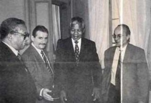 José Fort avec Mandela