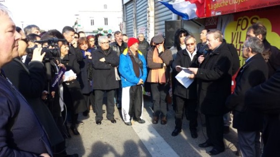 Fos-Sur-Mer : Jean-Louis Sanial (Front de Gauche) inaugure le local de campagne