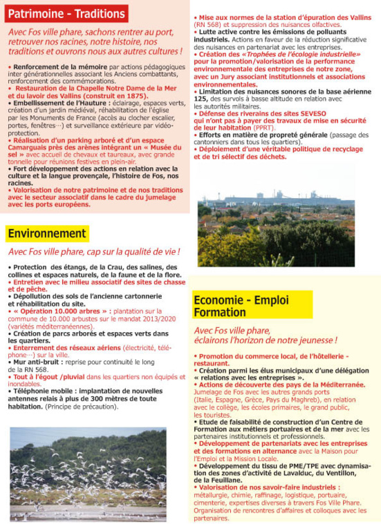 Fos-sur-Mer : Le programme du Front de Gauche avec Jean Louis Sanial