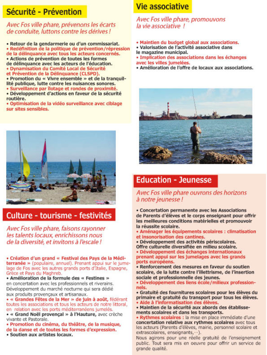 Fos-sur-Mer : Le programme du Front de Gauche avec Jean Louis Sanial