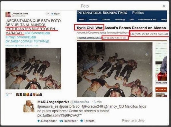 Venezuela : Les manipulations médiatiques au grand jour