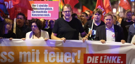 Die Linke renoue avec les mobilisations sociales