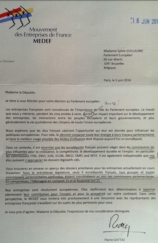 Europe : Comment le Medef passe commande auprès des députés pour défendre ses intérêts ?