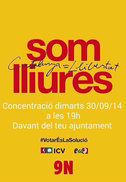 Les communistes catalans appellent à la mobilisation pour défendre le référendum