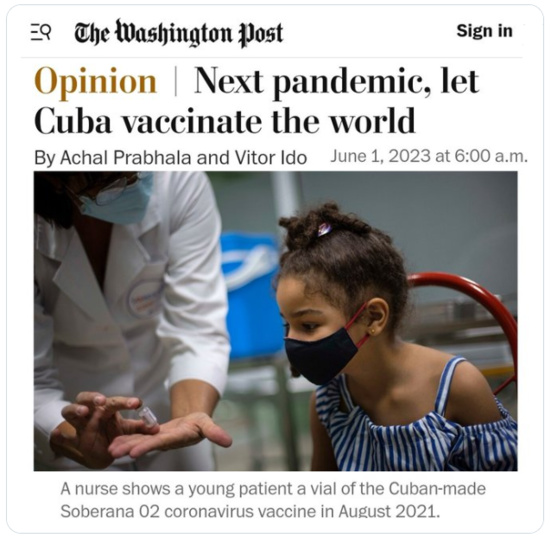 A la prochaine pandémie, laissez Cuba vacciner le monde