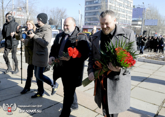 Donetsk rend hommage au communiste Fiodor 