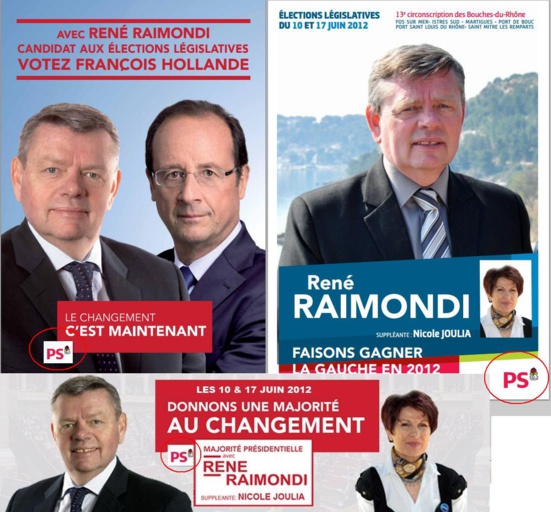 En 2012, le logo du PS est partout