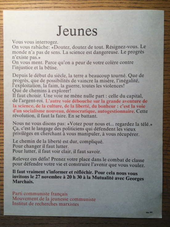 Nous sommes allés voir à quoi ressemblent vraiment les tracts dans les archives du PCF à Bobigny