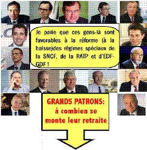 Régime spéciaux: Les vrais privilégiés sont les patrons Régime spéciaux: Les vrais privilégiés sont les patrons