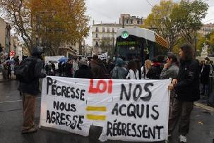 Blocage dans les facs et sur les routes Blocage dans les facs et sur les routes