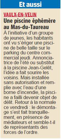 Vaulx-en-Velin : Quand les jeunes du Mas défient la mairie PS-Droite