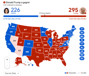 La mascarade est enfin terminée, Donald Trump devient le 47ème Président des Etats-Unis La mascarade est enfin terminée, Donald Trump devient le 47ème Président des Etats-Unis