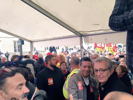 Air France : Le PCF présent à la manifestation