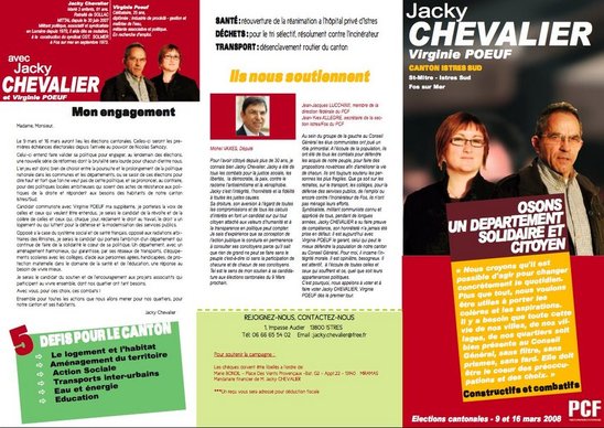 Canton Istres Sud: Osons un département solidaire et citoyen avec Jacky Chevalier