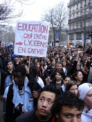 Manifestation des lycéens mardi 1er Avril