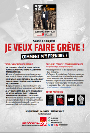 Je veux faire grève… comment m'y prendre ? Je veux faire grève… comment m'y prendre ?