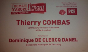 5,10% pour le PCF dans la 10ème circonscription du Nord 5,10% pour le PCF dans la 10ème circonscription du Nord