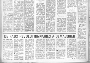 Georges Marchais (3 mai 1968) 'De faux révolutionnaires à démasquer' Éditorial dans L’Humanité Georges Marchais (3 mai 1968) 'De faux révolutionnaires à démasquer' Éditorial dans L’Humanité