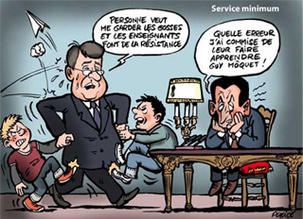 NON au 'service public de casseurs de grève'