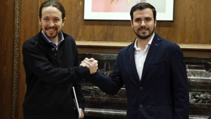 Izquierda Unida (IU) vote une alliance avec Podemos Izquierda Unida (IU) vote une alliance avec Podemos