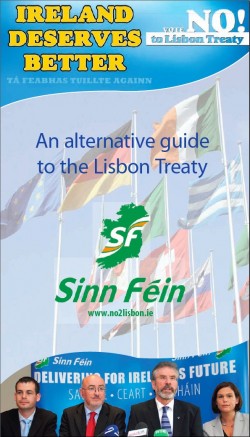 Le Sinn Fein en campagne pour le « non » au Mini-traité Européen