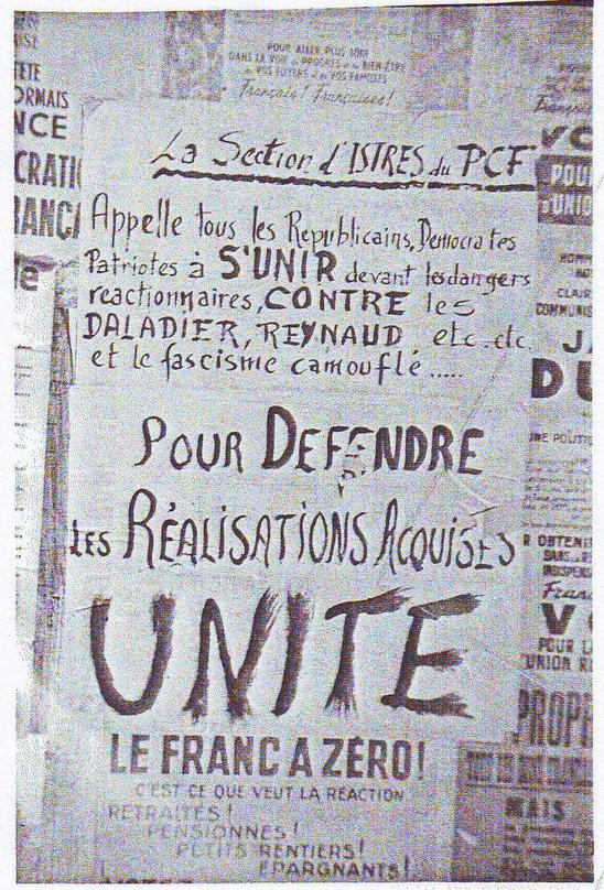 Centenaire du Parti Communiste Français : Images d'archives du PCF à Istres (Bouches-du-Rhône)