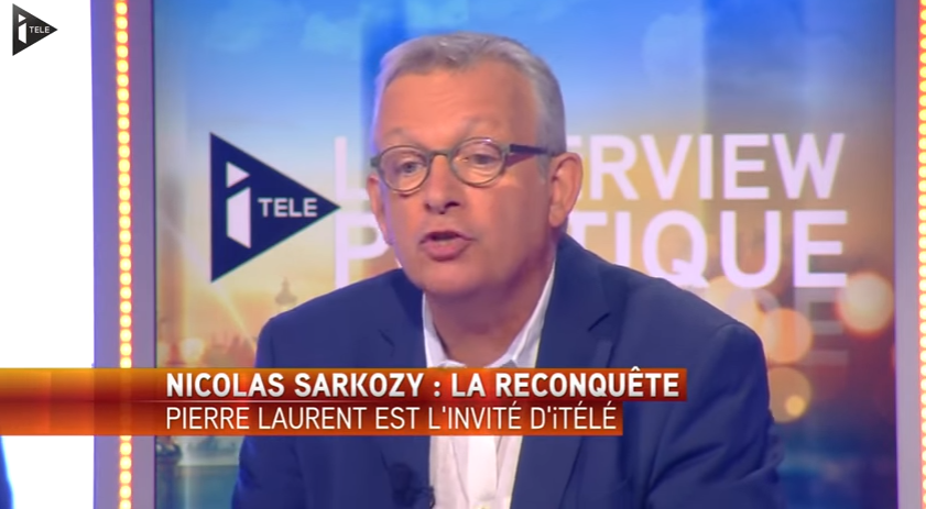 Rentrée politique - Pierre Laurent invité sur iTélé