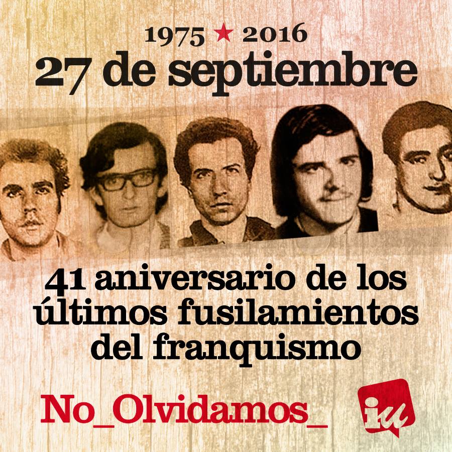 Il y a 41 ans, les dernières victimes du franquisme Il y a 41 ans, les dernières victimes du franquisme