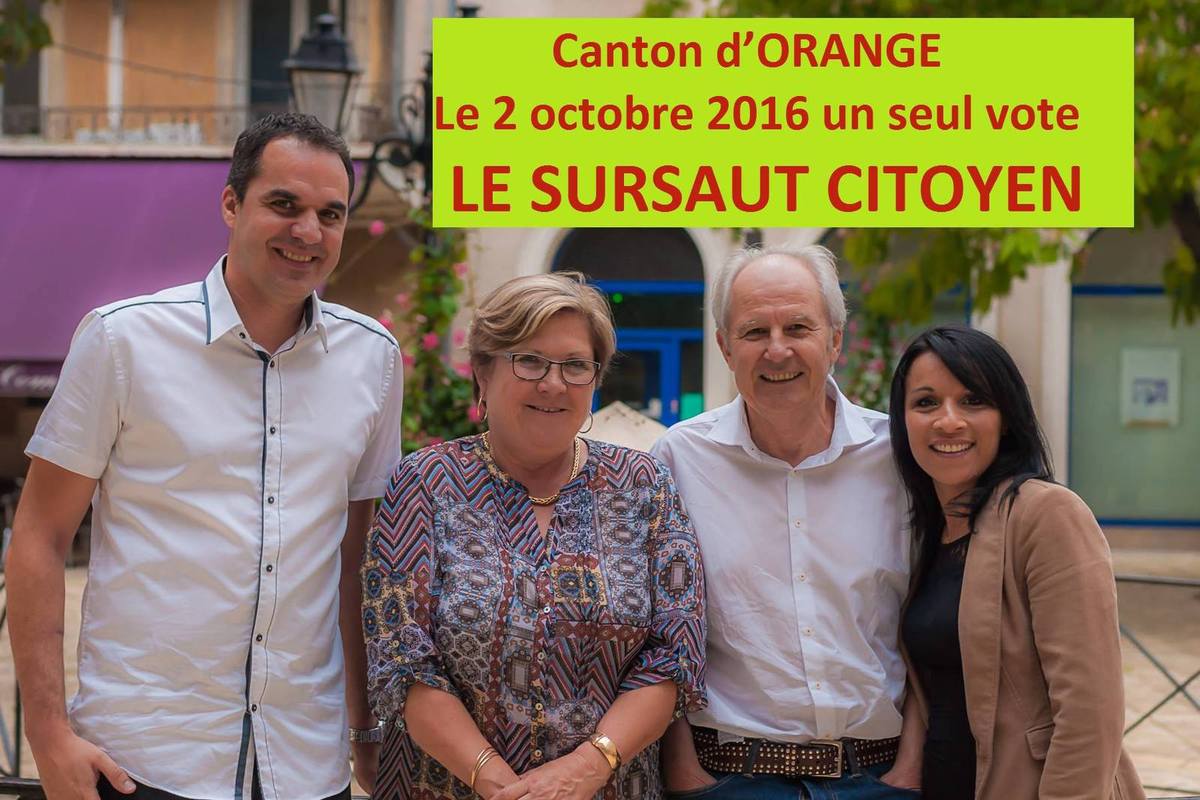 13,83% pour Fabienne Haloui (PCF) et Jean Gatel (ex-PS) dans le canton d'Orange 13,83% pour Fabienne Haloui (PCF) et Jean Gatel (ex-PS) dans le canton d'Orange