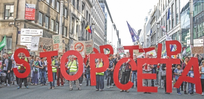 Le PTB se réjouit du rejet du traité antidémocratique CETA
