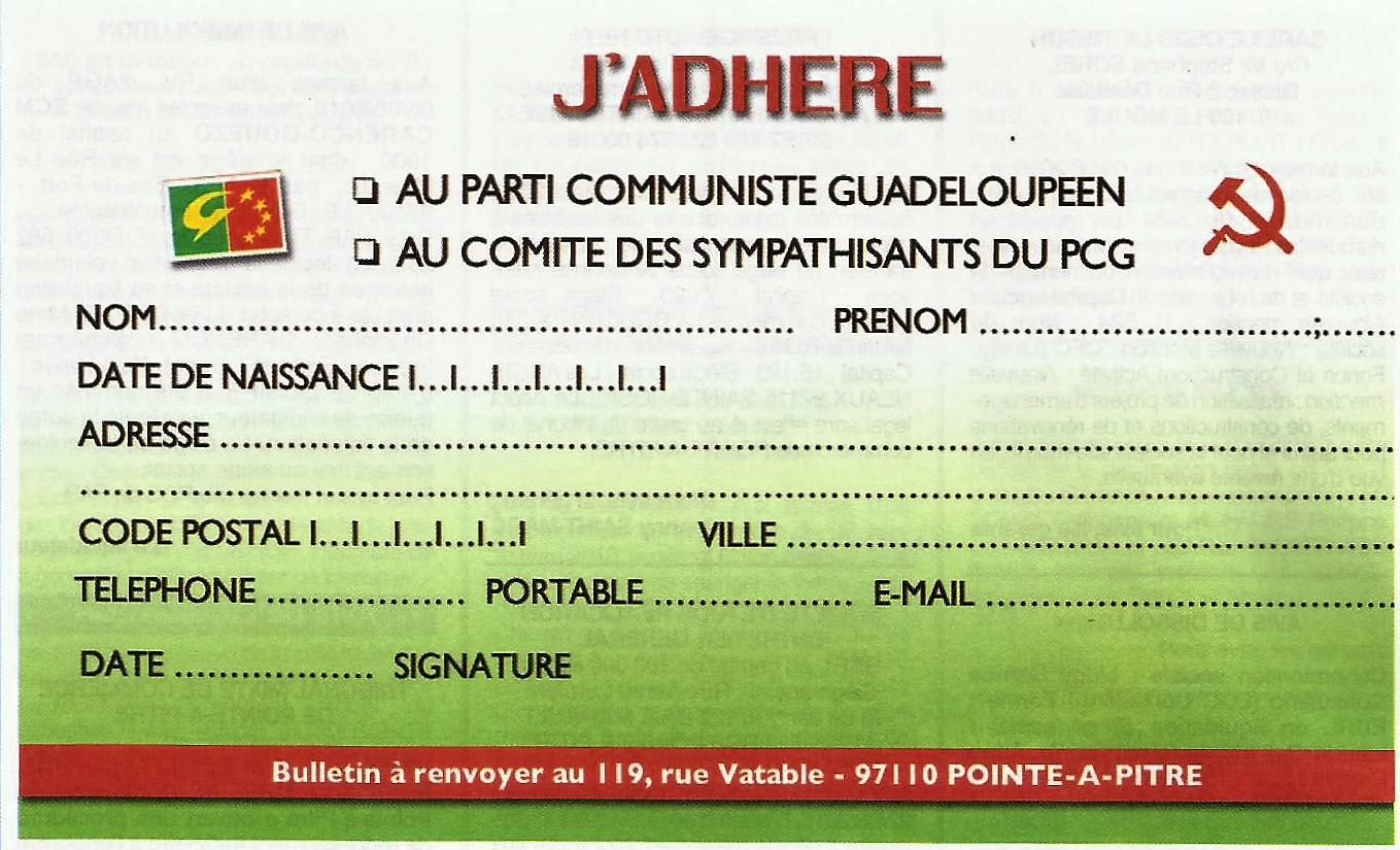L'économie coloniale, la France et l’UE ciblées par les communistes guadeloupéens (PCG)