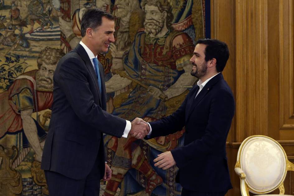 Le PSOE commet une "trahison historique" pour Alberto Garzón (IU)