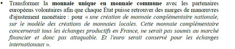 Ni sortie de l'Euro, ni sortie de l'OTAN, le leurre de la France (in)soumise Ni sortie de l'Euro, ni sortie de l'OTAN, le leurre de la France (in)soumise