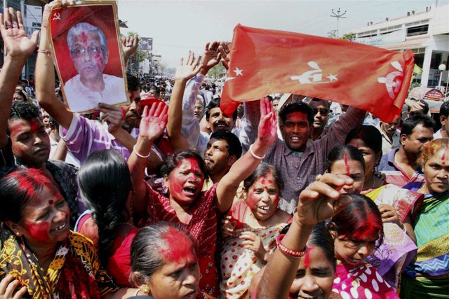 Les communistes remportent 43 des 47 sièges des Panchayats du Tripura (Inde)