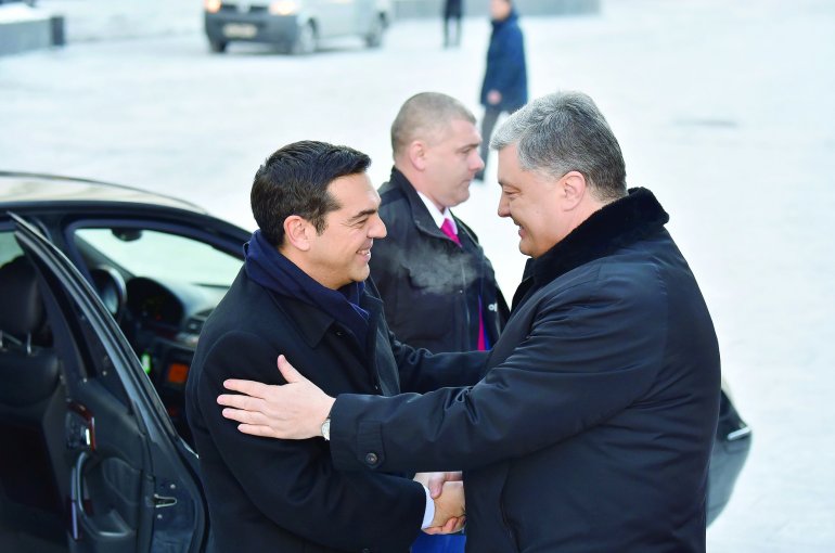 Et pendant ce temps là, Alexis Tsipras parade à Kiev