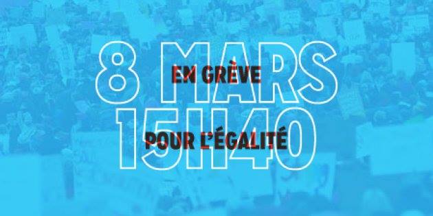 Grève des femmes pour l'Egalité 8 mars 15h40