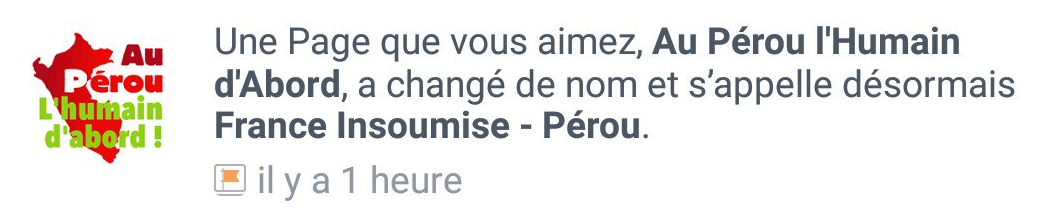 Quand les pages Facebook du Front de Gauche deviennent celles de la France insoumise Quand les pages Facebook du Front de Gauche deviennent celles de la France insoumise