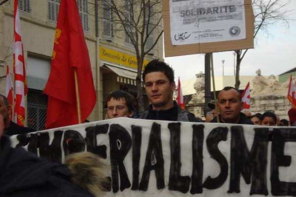 Les Jeunes Communistes des Bouches du Rhône au côté du peuple Palestinien