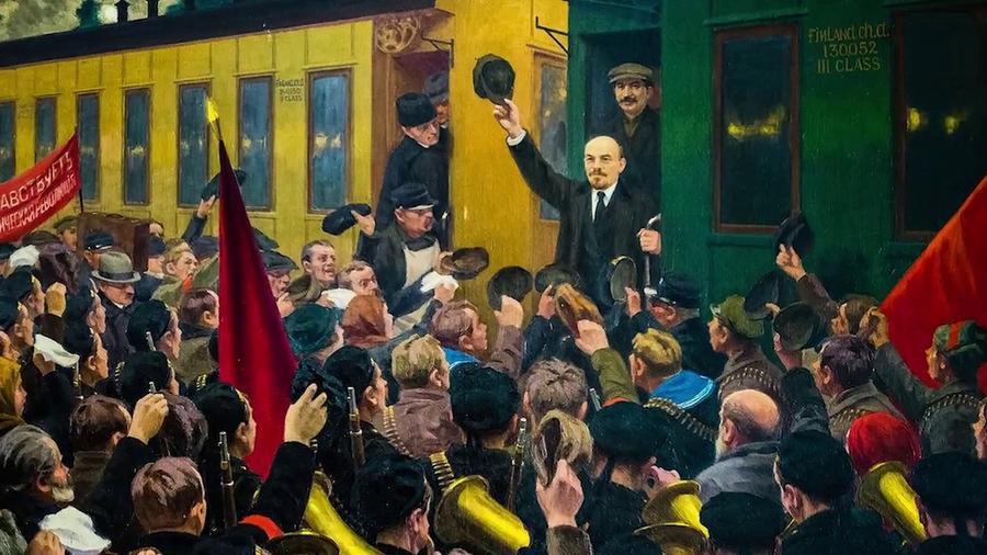 Chronique de la Révolution d'Octobre 1917 : Lénine arrive à Petrograd