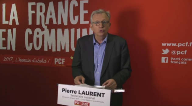 Déclaration de Pierre Laurent (PCF)