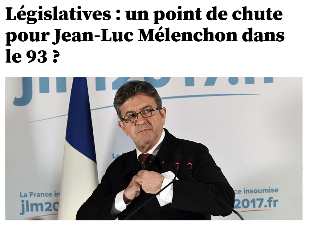 Nouvelle intox du Nouvel'Obs concernant les législatives et Mélenchon